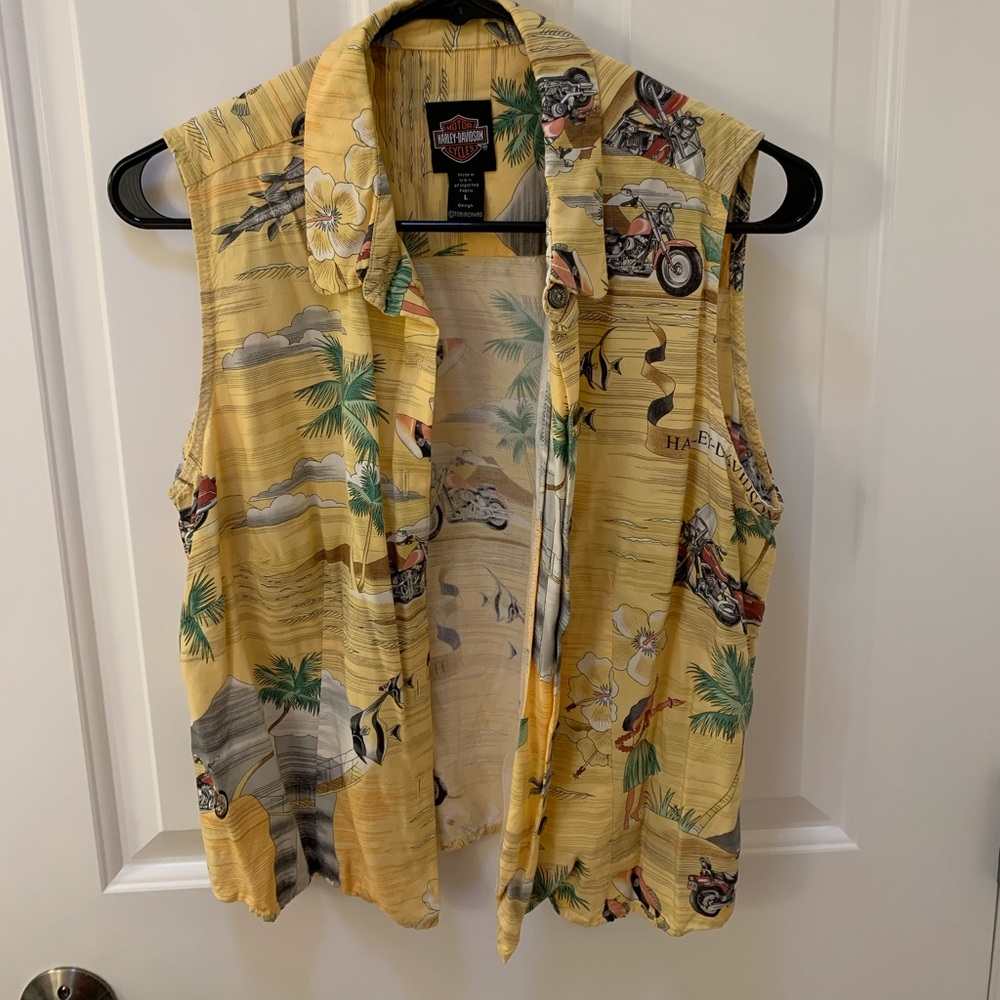 Vintage Harley-Davidson vest